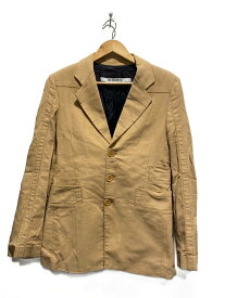 【中古】DIRK BIKKEMBERGS◆90s/3Bテーラードジャケット/イタリア製/46/コットン/ベージュ//【メンズウェア】