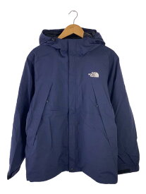 【中古】THE NORTH FACE◆SCOOP JACKET_スクープジャケット/L/ナイロン/NVY【メンズウェア】