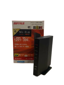 【中古】BUFFALO◆無線LANルーター(Wi-Fiルーター) WSR-1500AX2S-BK【パソコン】