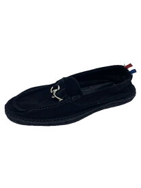 【中古】Gaimo espadrilles◆ドレスシューズ/42/BLK/スウェード【シューズ】