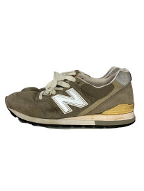 【中古】NEW BALANCE◆ローカットスニーカー/M996/USA製/グレー/26.5cm【シューズ】