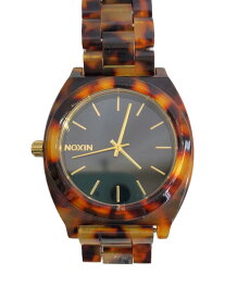 【中古】NIXON◆クォーツ腕時計/アナログ/THE TIME TELLER ACETATE//【服飾雑貨他】