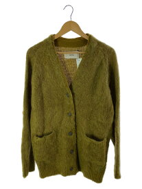 【中古】TODAYFUL◆21AW/Brushed Mohair Cardigan/FREE/アクリル/YLW/12120537【レディースウェア】