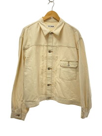 【中古】TTT_MSW◆Organic cotton denim jacket/Gジャン/XL/コットン/CRM/2023SS-JK09【メンズウェア】