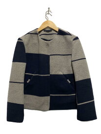 【中古】Acne Studios(Acne)◆Freda Stripe Viscose Wool Coat 34/GRY/PAW11//【レディースウェア】