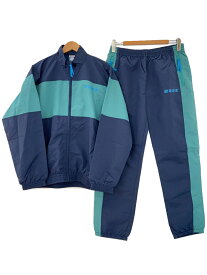 【中古】UNDEFEATED◆セットアップ/M/ナイロン/BLU/222077104055/222077104056/タグ付き【メンズウェア】