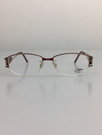 【中古】CAZAL◆メガネ/--/チタン/RED/CLR/メンズ/5703/レンズ・フレーム小傷有【服飾雑貨他】