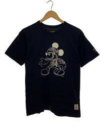 【中古】NEXUS7◆NEXUS7/Tシャツ/46/コットン/ブラック/ミッキー【メンズウェア】