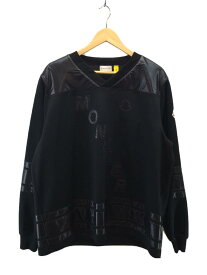 【中古】MONCLER◆Fragment Hiroshi/トップス/S/ポリエステル/BLK/プリント/H209U8G00004M2355【メンズウェア】