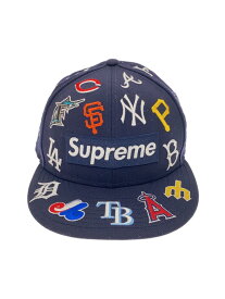【中古】Supreme◆20ss/MLB New Era Box Logo/キャップ/ネイビー/7 5/8/メンズ【服飾雑貨他】