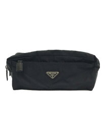 【中古】PRADA◆クラッチバッグ/セカンドバッグ/BLK【バッグ】