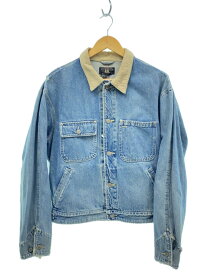 【中古】RRL◆Vintage/90s/USA製/襟コーデュロイ/デニムジャケット/Gジャン/SIZE:M/インディゴ【メンズウェア】