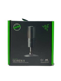 【中古】Razer◆コンデンサーストリーミングマイクロフォン/SEIREN X/USBコンデンサーマイク/PC周辺機器【家電・ビジュアル・オーディオ】