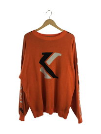 【中古】KARL KANI◆セーター(厚手)/XL/コットン/ORN/173K1412【メンズウェア】