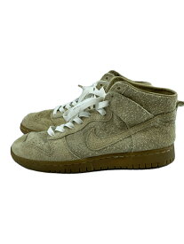 【中古】NIKE◆DUNK HIGH 08 DECONS PRM/ダンクハイデイコンプレミアム/ベージュ/514778-200/【シューズ】