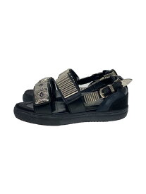 【中古】TOGA PULLA◆METAL SNEAKER SANDALS/ソール減り有/使用感有/サンダル/36/BLK/AJ664//【シューズ】