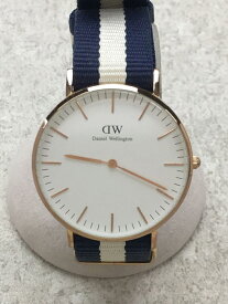 【中古】Daniel Wellington◆腕時計/アナログ/--/WHT/0206DW【服飾雑貨他】