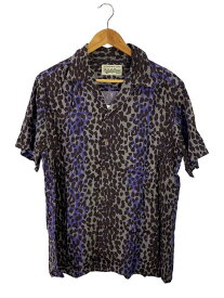 【中古】WACKO MARIA◆21SS/LEOPARD HAWAIIAN SHIRT/M/レーヨン/PUP【メンズウェア】