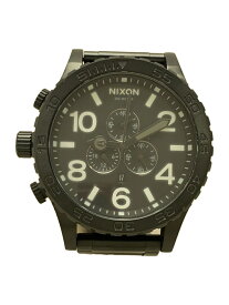 【中古】NIXON◆クォーツ腕時計/アナログ/BLK/THE51-30CHRONO【服飾雑貨他】