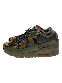 【中古】NIKE◆AIR MAX 90/エアマックス 90/カーキ/CU0675-300/26.5cm/KHK/ハラコ【シューズ】