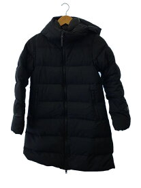 【中古】THE NORTH FACE◆WS DOWN SHELL COAT_ウインドストッパーダウンシェルコート/S/デニム/BLK【レディースウェア】