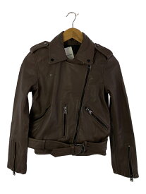 【中古】ALLSAINTS◆Barlfern Biker Jacket/ダブルライダースジャケット/L/羊革/AS329493R【メンズウェア】