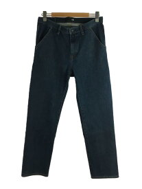 【中古】THE NORTH FACE◆DENIM CLIMBING STRAIGHT PANTS_デニムクライミングストレートパンツ/L/コットン/ID//【メンズウェア】