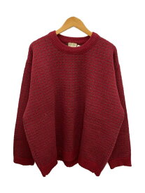 【中古】L.L.Bean◆セーター(厚手)/XL/ウール/RED//【メンズウェア】