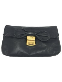 【中古】MARC BY MARC JACOBS◆バッグ/レザー/BLK【バッグ】