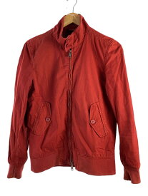 【中古】BARACUTA◆ブルゾン/36/コットン/RED/1301108【メンズウェア】