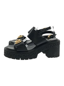 【中古】VERSACE◆サンダル/39/BLK【シューズ】