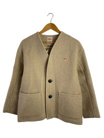 【中古】DANTON◆ウールモッサ/ノーカラージャケット/36/20A-SL-001/20AW【レディースウェア】