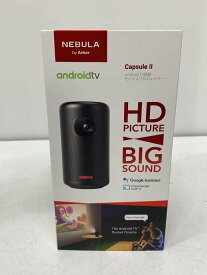 【中古】ANKER◆Android TV搭載モバイルプロジェクター Nebula Capsule II D2421N12【家電・ビジュアル・オーディオ】
