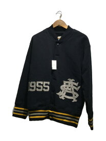 【中古】RUSSELL ATHLETIC◆ジャケット/XL/コットン/BLK/RC-17FW820BD【メンズウェア】