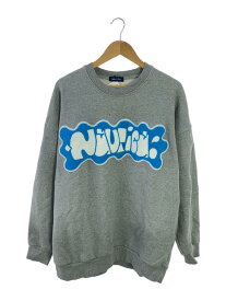 【中古】NAUTICA◆スウェット/L/コットン/GRY/214-1302【メンズウェア】