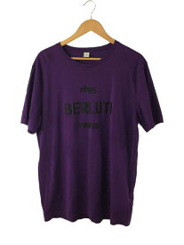 【中古】BERLUTI◆Tシャツ/XL/コットン/PUP/ロゴ【メンズウェア】