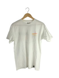 【中古】HUF◆Tシャツ/M/コットン/WHT【メンズウェア】