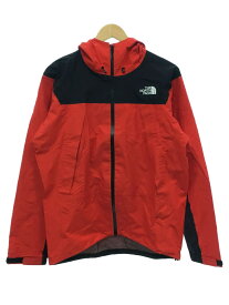 【中古】THE NORTH FACE◆ザノースフェイス/CLIMB LIGHT JACKET/M/ナイロン/RED/NP11503【メンズウェア】