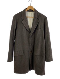 【中古】The crooked Tailor◆チェスターコート/44/ウール/BRW//【メンズウェア】