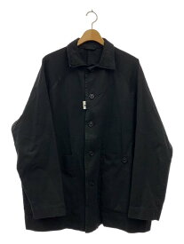 【中古】CASEY CASEY◆WORKER JACKET/ジャケット/コットン/BLK/黒/19HV300【メンズウェア】