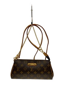 【中古】LOUIS VUITTON◆エヴァ_モノグラム・キャンバス/PVC/BRW【バッグ】