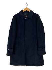 【中古】BEAMS HEART◆ステンカラーコート/48/ウール/ネイビー/41-19-0114-803【メンズウェア】