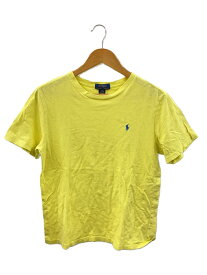 【中古】POLO RALPH LAUREN◆半袖カットソー/L/コットン/YLW【レディースウェア】