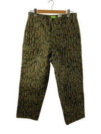 【中古】HUF◆ボトム/30/コットン/KHK/カモフラ/PT00253/GILMAN DOUBLE KNEE CAMO PANT【メンズウェア】