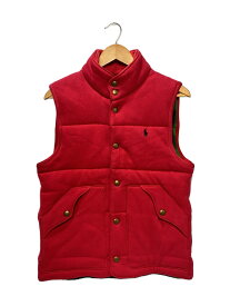 【中古】POLO RALPH LAUREN◆ベスト/S/コットン/RED/MNBLKNIM1L00335【メンズウェア】