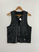 楽天市場】ハーレーダビッドソン レザーベスト（メンズファッション 
