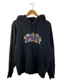 【中古】STUSSY◆パーカー/L/コットン/BLK/118392【メンズウェア】