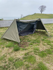 【中古】BUNDOK◆テント ソロベース BDK-79/1人用/カーキ/パップ/軍幕【スポーツ】