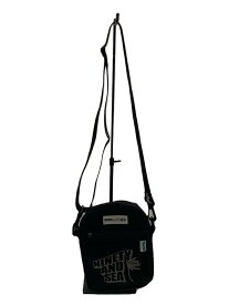 【中古】9090◆ショルダーバッグ/ポリエステル/BLK【バッグ】