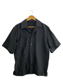 【中古】LOUIS VUITTON◆半袖シャツ/XS/シルク/BLK/モノグラム/HPS51W//【メンズウェア】
